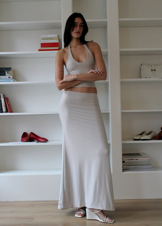Maxi Skirt Taupe