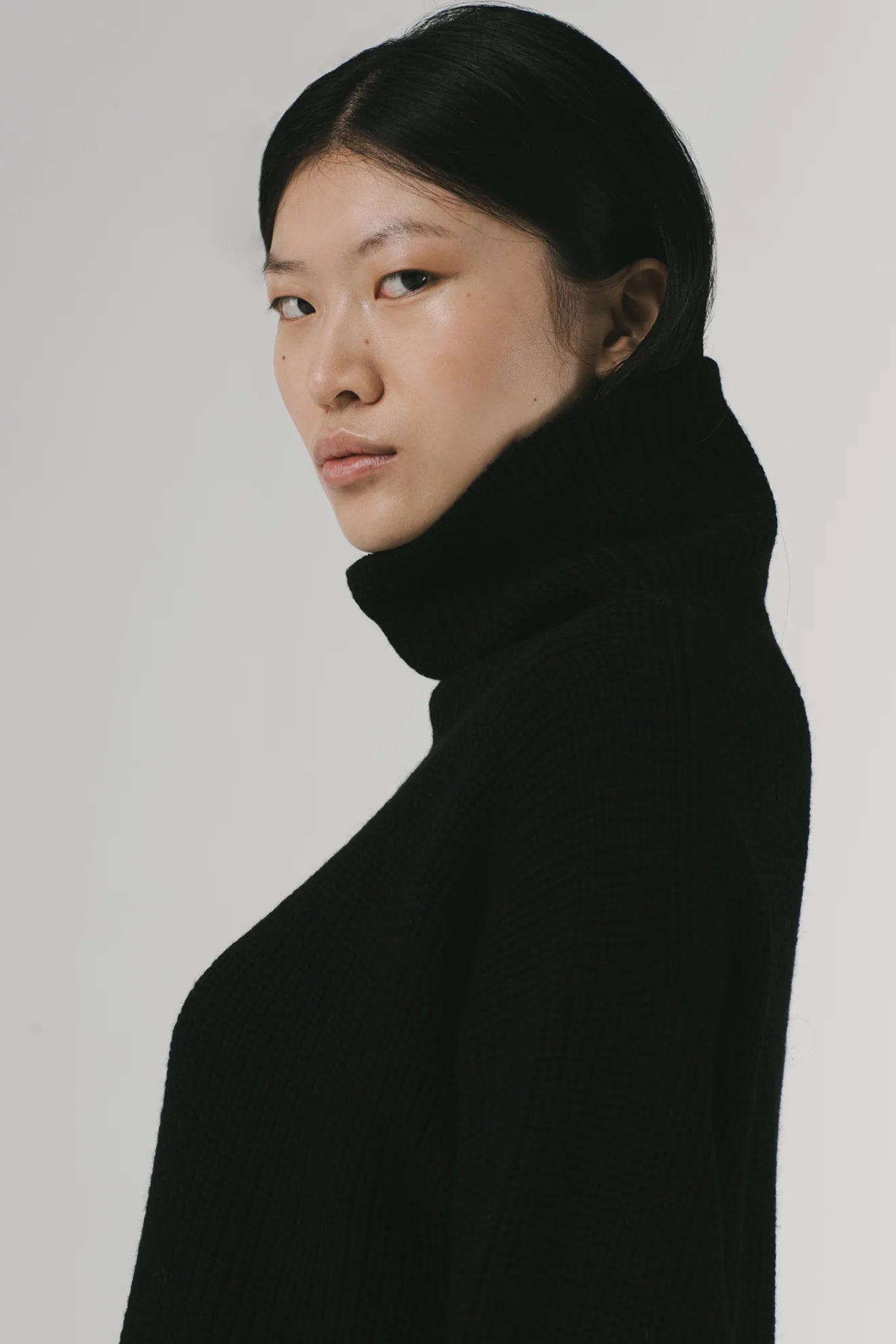 Heavy Turtle Neck Black